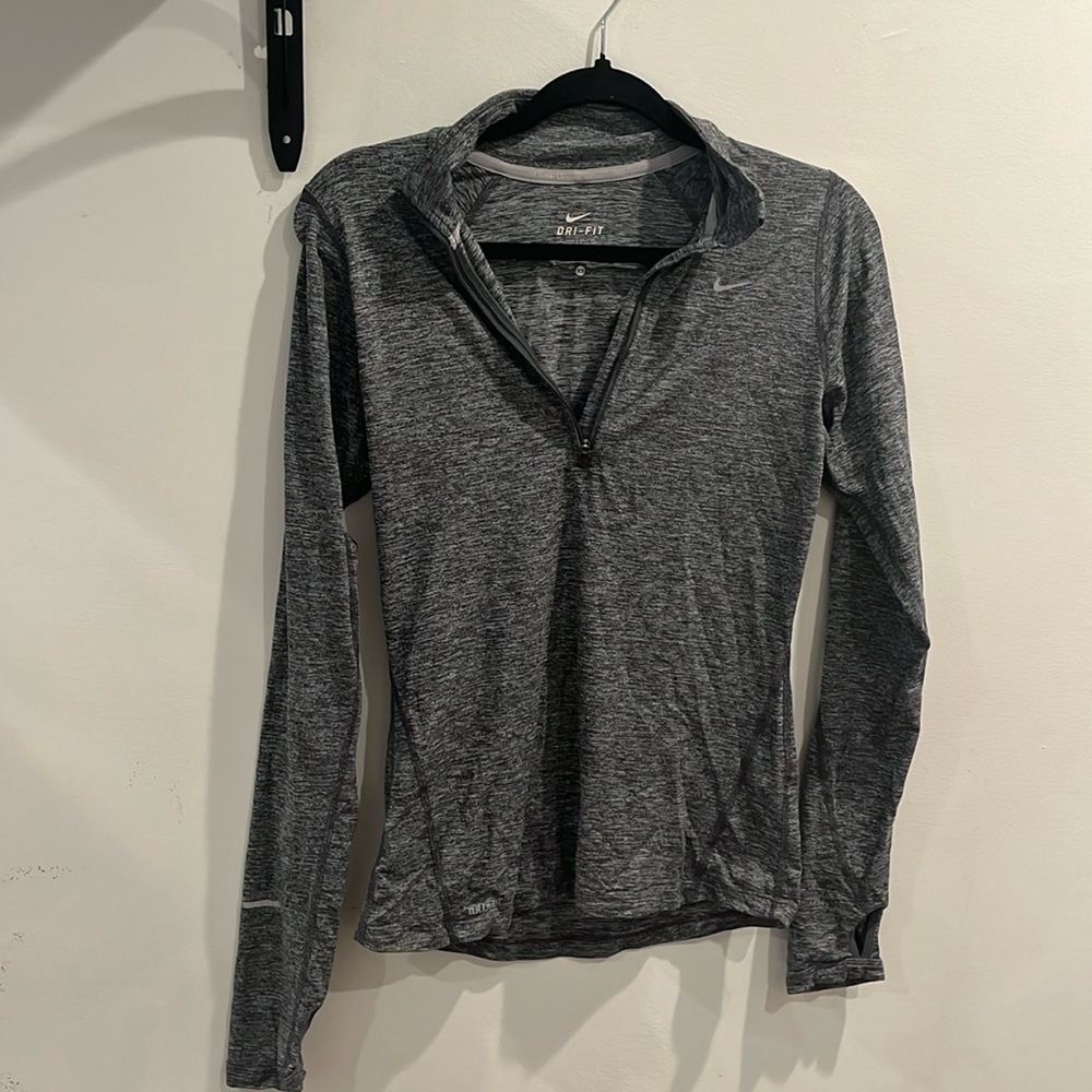 Nike dri-fit gray long sleeve